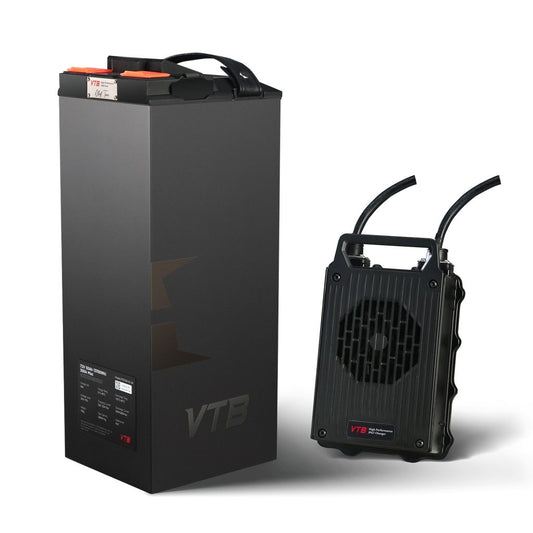 VTB high-performance battery and pump for electric dirt bikes, designed for optimal power and efficiency.