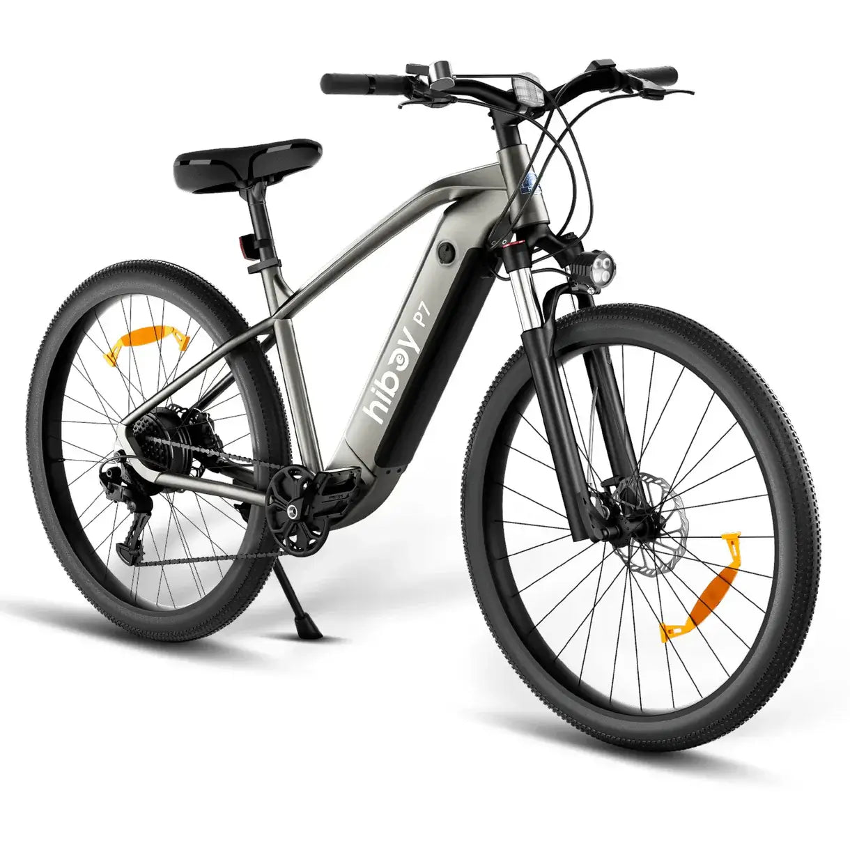 Hiboy P7 electric bike featuring a sleek design and 500W motor for efficient commuting at speeds up to 28 mph.