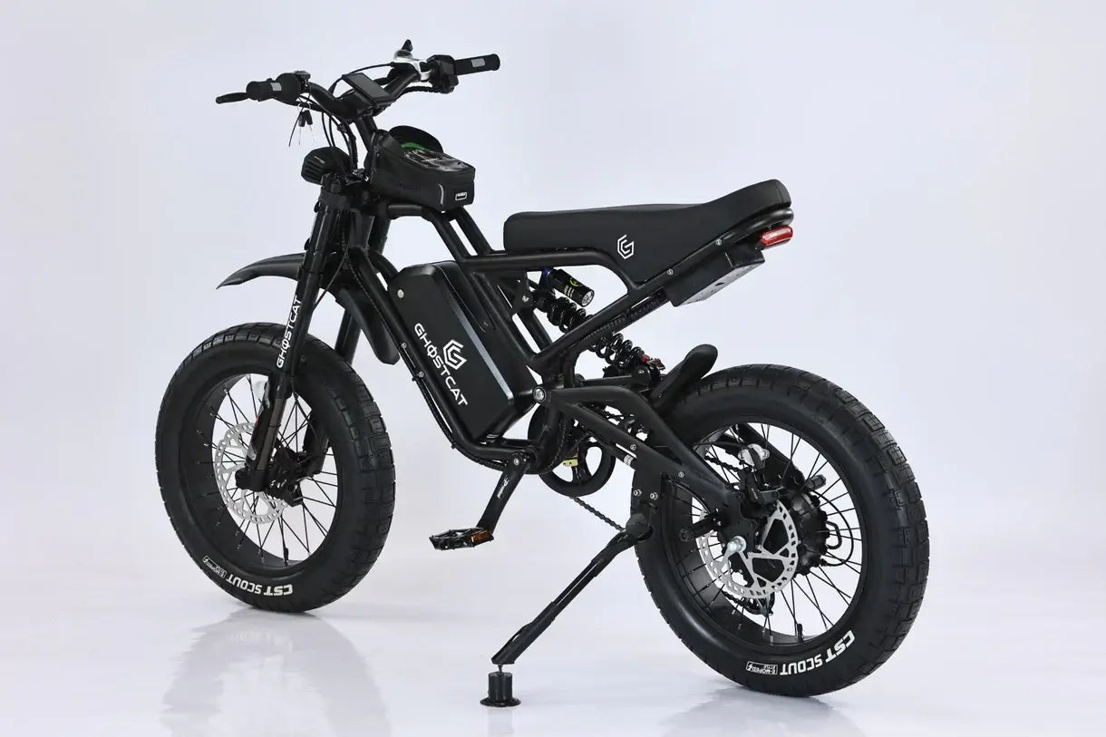 GhostCat F4X Pro all-terrain fat tire electric bike with lightweight design and powerful 1500W motor.