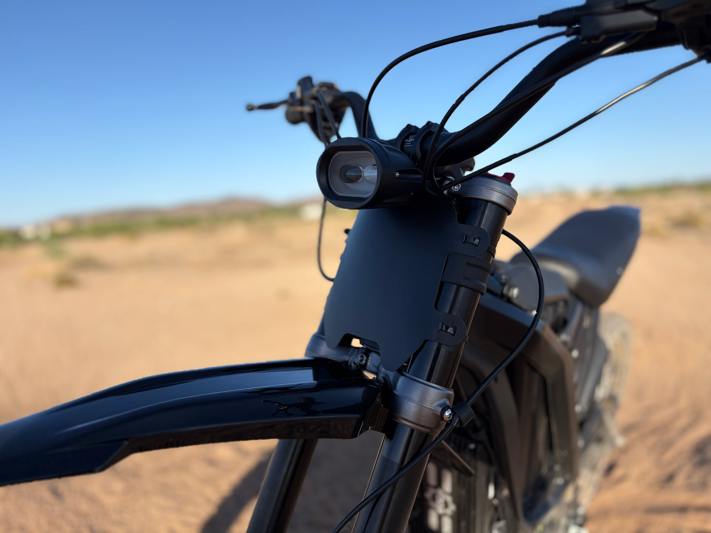 Natkie N1 Electric E Moto in Desert.