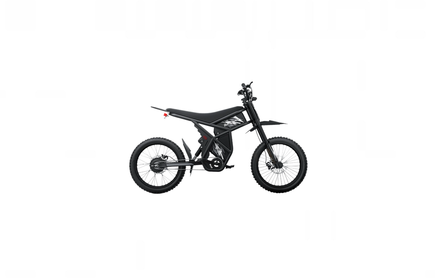 Riding Times GT73 electric dirt bike with full suspension and off-road tires for enhanced comfort and safety.