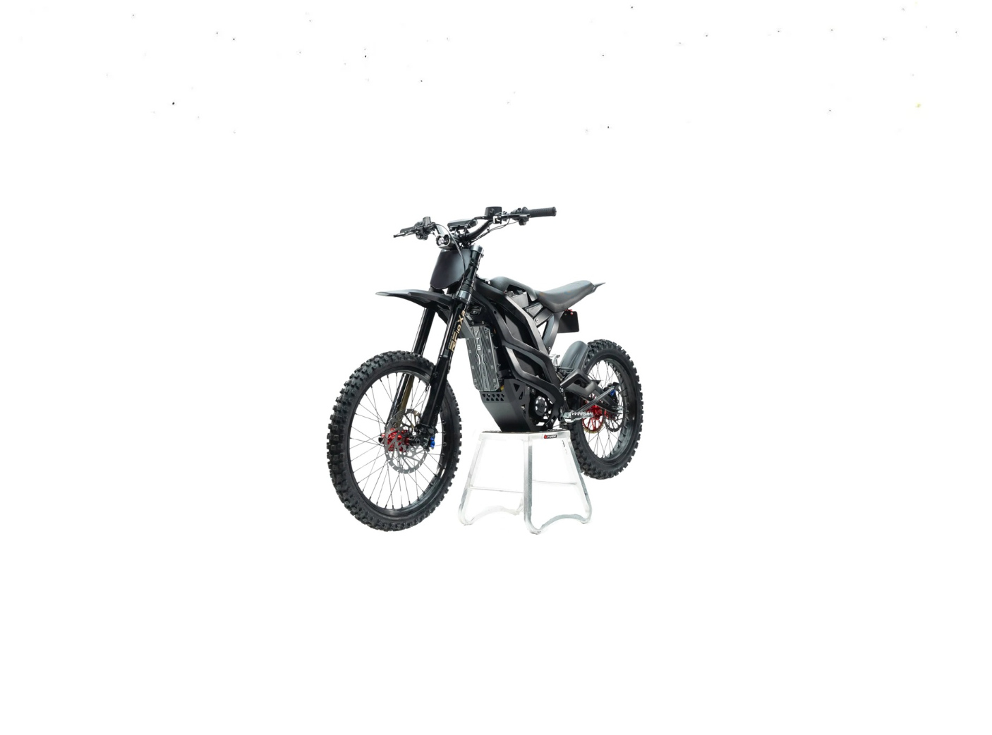Ventus V1+ electric dirt bike showcasing sleek design and advanced features, ready for high-performance riding.