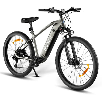 Hiboy P7 electric bike featuring a sleek design and 500W motor for efficient commuting at speeds up to 28 mph.