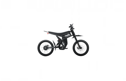 Riding Times GT73 electric dirt bike with full suspension and off-road tires for enhanced comfort and safety.
