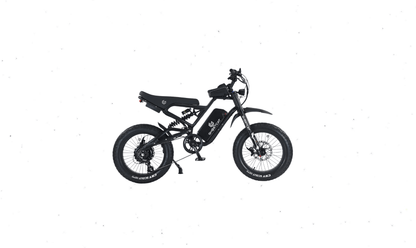 GhostCat F4X Pro electric bike with fat tires, lightweight design, and dual sport capabilities.