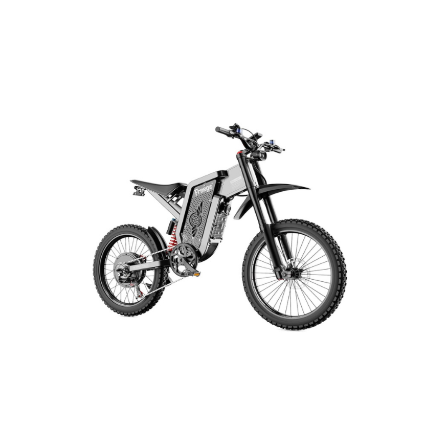 Freego X2 Pro electric bike with 6000W motor, 60V battery, 28 MPH speed, and 19